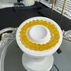 Natural Amber Bead Bracelet - Honey Chicken Fat Yellow, No Impurities or Cracks