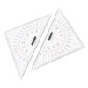 2pcs 300mm Length Chart Drawing Triangle Ruler Boat Architectural Stationery  Architectural Use