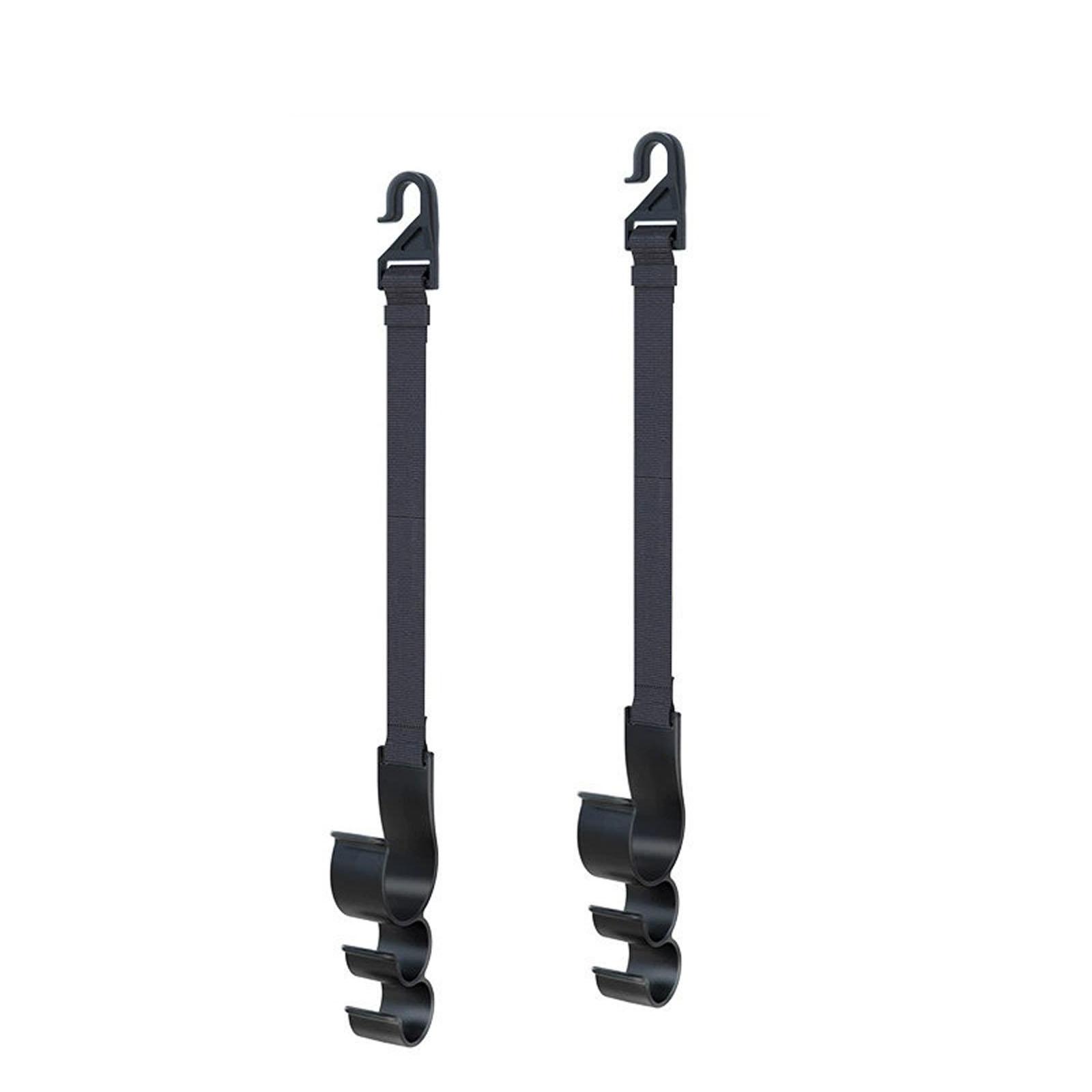 

Hook For Headrests For Car, Hook For Headrest Holder Three Multifunction Car Storage Headrest Hanger Purse Hanger Coat Purse ,Adjustable Length 2pc One Size чёрный