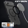 KEYSION Translucent Matte Case for MagSafe for iPhone 17 Air TPU+PC Wireless Charging Shockproof Phone Cover for iPhone 17 Air