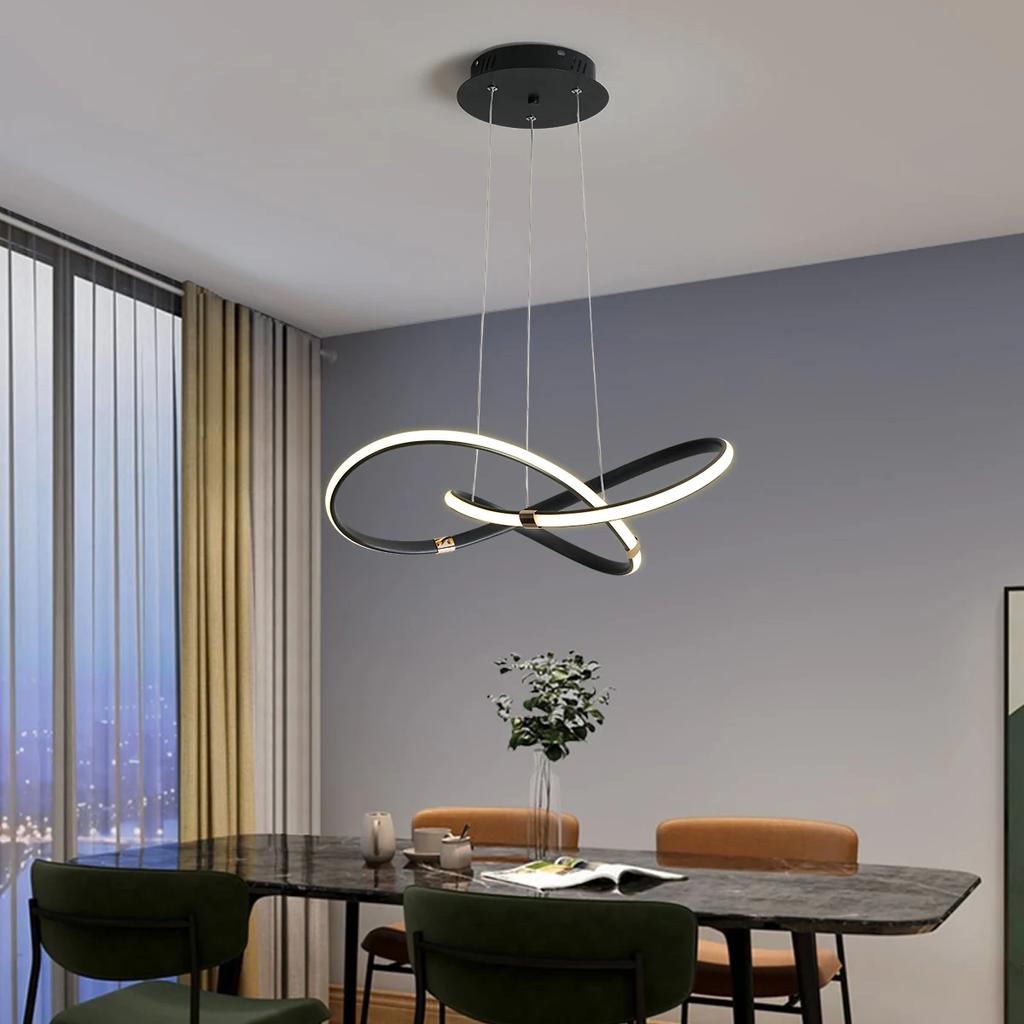 Dia54cm Modern Led Pendant Chandelier Lamp 90-265V Suspension Hanging Chandelier Lights for Dinning Kitchen Room Bar Shop