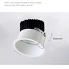 Iluminador de Parede LED Anti-reflexo com Moldura Estreita IP67