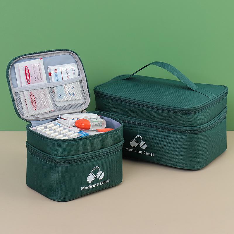 Portable Family First Aid and Medicine Bag