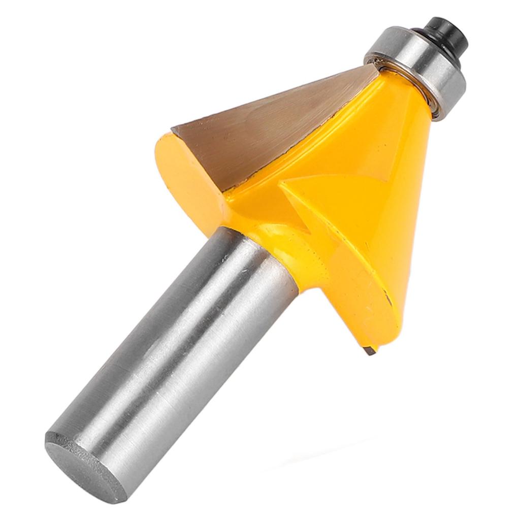 30 Degree Bevel Bit Carbon Steel YG6 Alloy Chamfer Milling Cutter for Plywood 12in