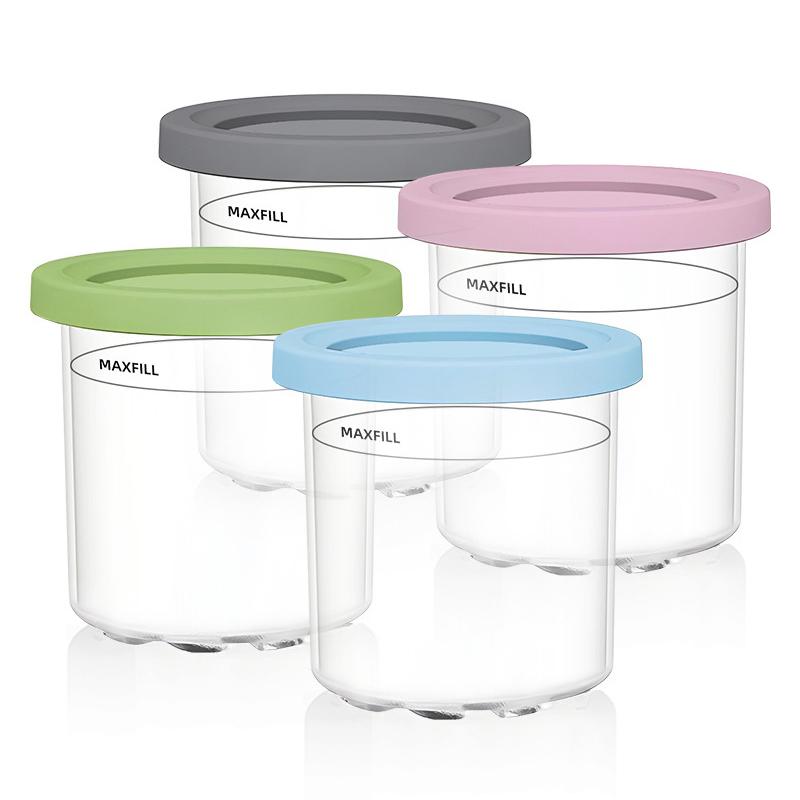 Pahare de Înghețată Recipiente pentru Înghețată Cu Capac Pentru Pinte Creami Pentru Mașină de Înghețată Nc301 Nc300 Nc299Amz