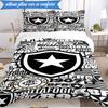 3PCS Shield With Star Emblem Printed Soft Bedding Set,Including 1pc Duvet Cover And 2pcs Pillowcases Perfect for Bedroom, Dormitory, Fan Gift