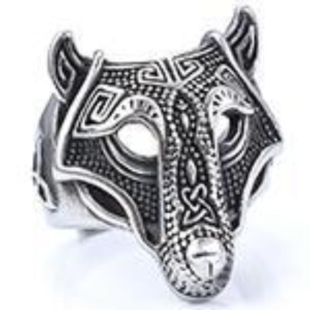 Nordic Vintage Ring Titanium Steel Rust Free Fashion Jewelry for Women Men Trendy Accessories