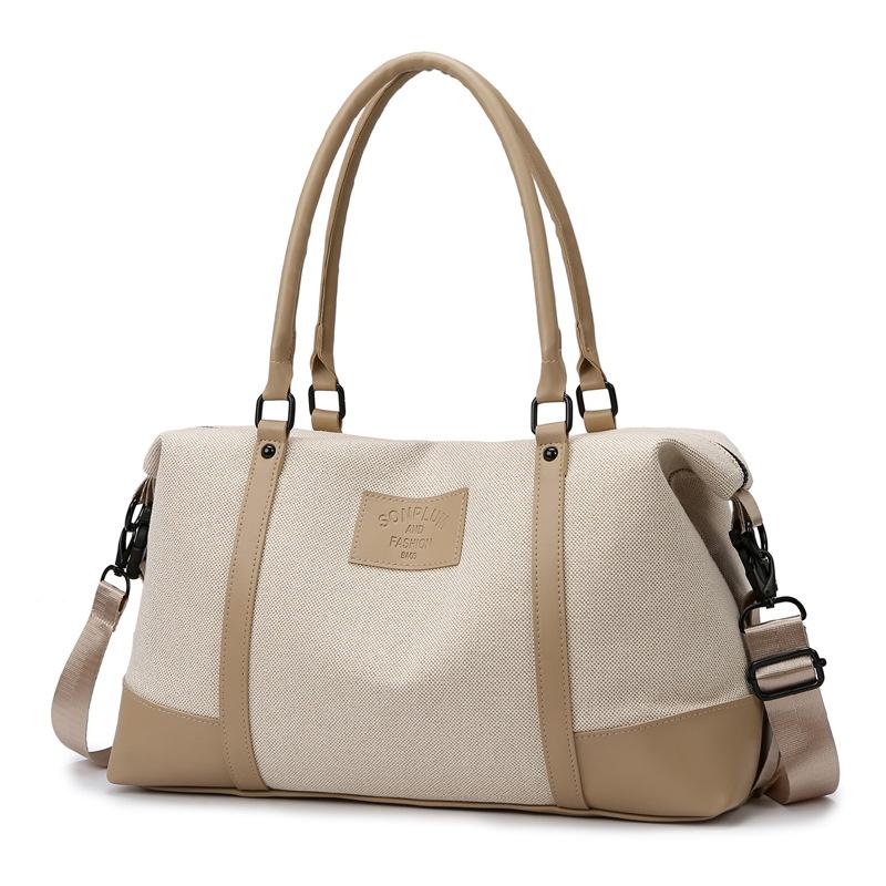 Fashion Sports Fitness Bag Large Capacity Travel Bag Shoulder Crossbody Bag Short Business Travel Bag Swimming Yoga Bag