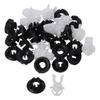 30pcs Hood Support Prop Rod Holder Clips, 91503-SS0-003 Retainer Clips