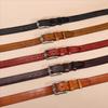 Men's First Layer Cowhide Belt Retro Belt Casual Versatile Belt Trendy Fashion Belt