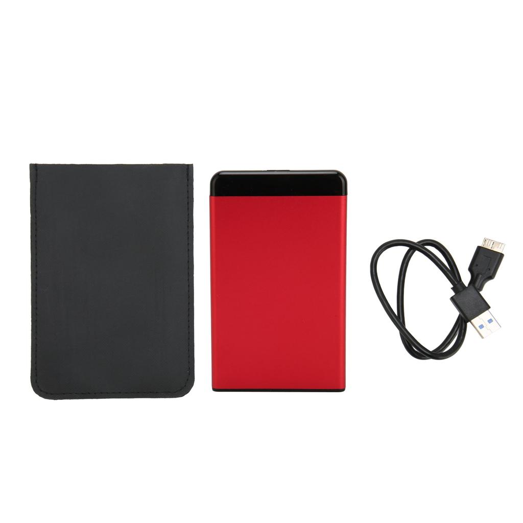 External Hard Drive 2.5 Inch USB3.0 5Gbps Transmission Plug and Play Ultrathin Mobile Hard Disk for Computer TV Phone