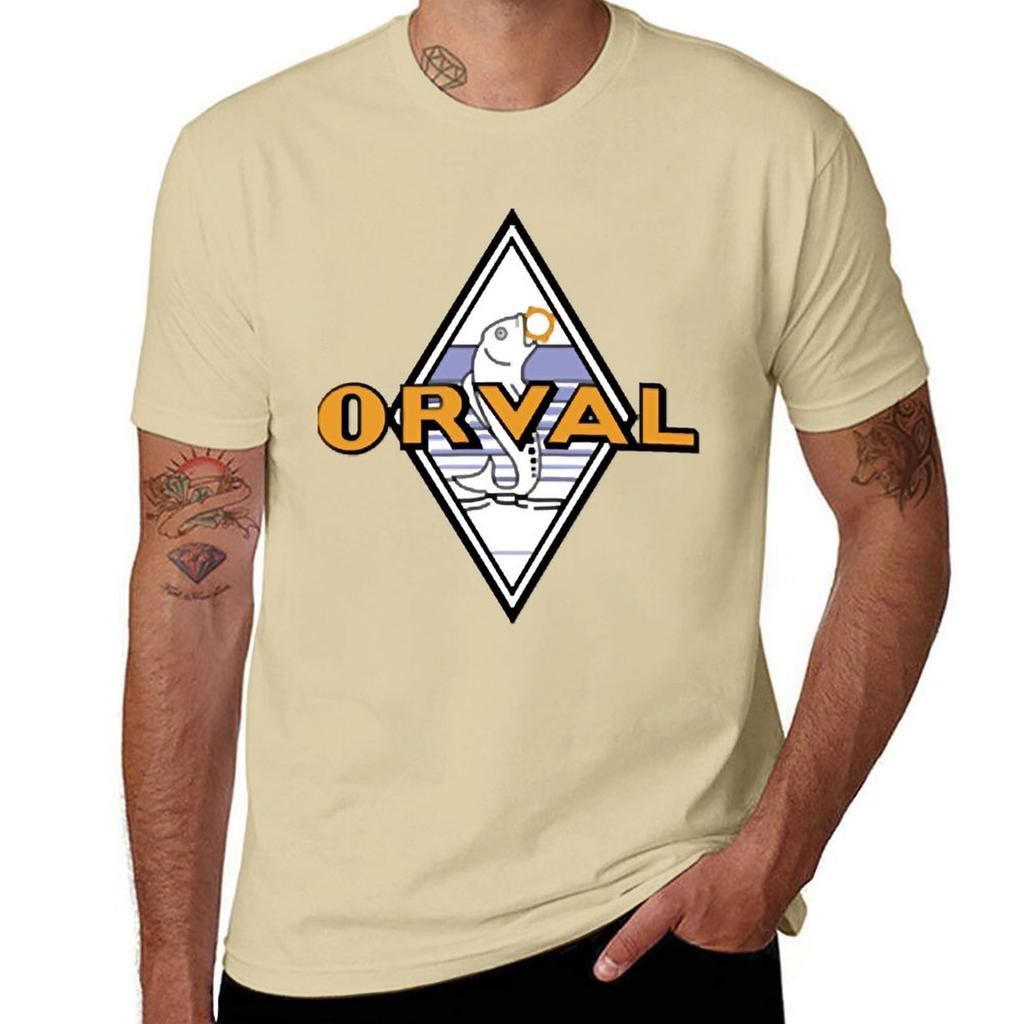 New Orval logo TShirt tees heavyweight t shirts cute clothes men clothing