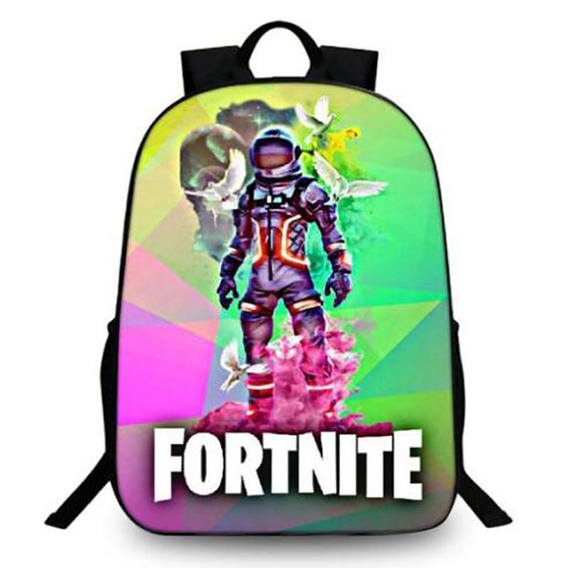 3d Fortnite Game Print Backpack Bookbag School Laptop Travel Bag Boy Girl