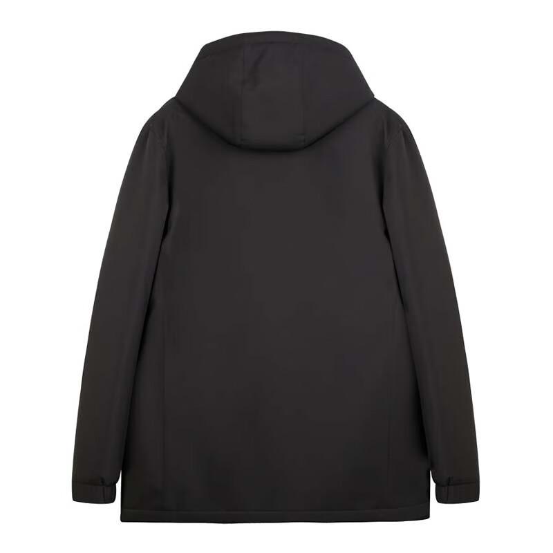 TRIES Men's Hooded Windproof Padded Jacket