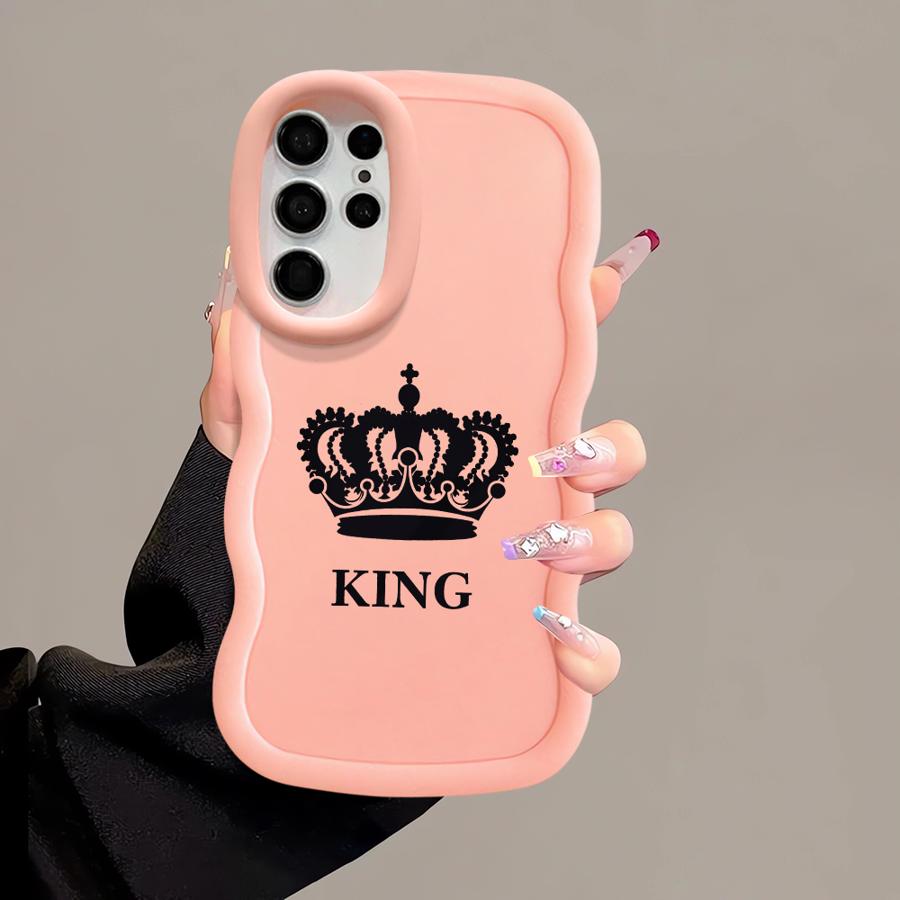 

Case for Samsung Galaxy S24 A26 S22 Ultra S21 S25 S23 Plus S20 FE A25 Soft Phone Cover A35 A34 A36 A54 A55 A24 Crown Queen King Galaxy S24 FE
