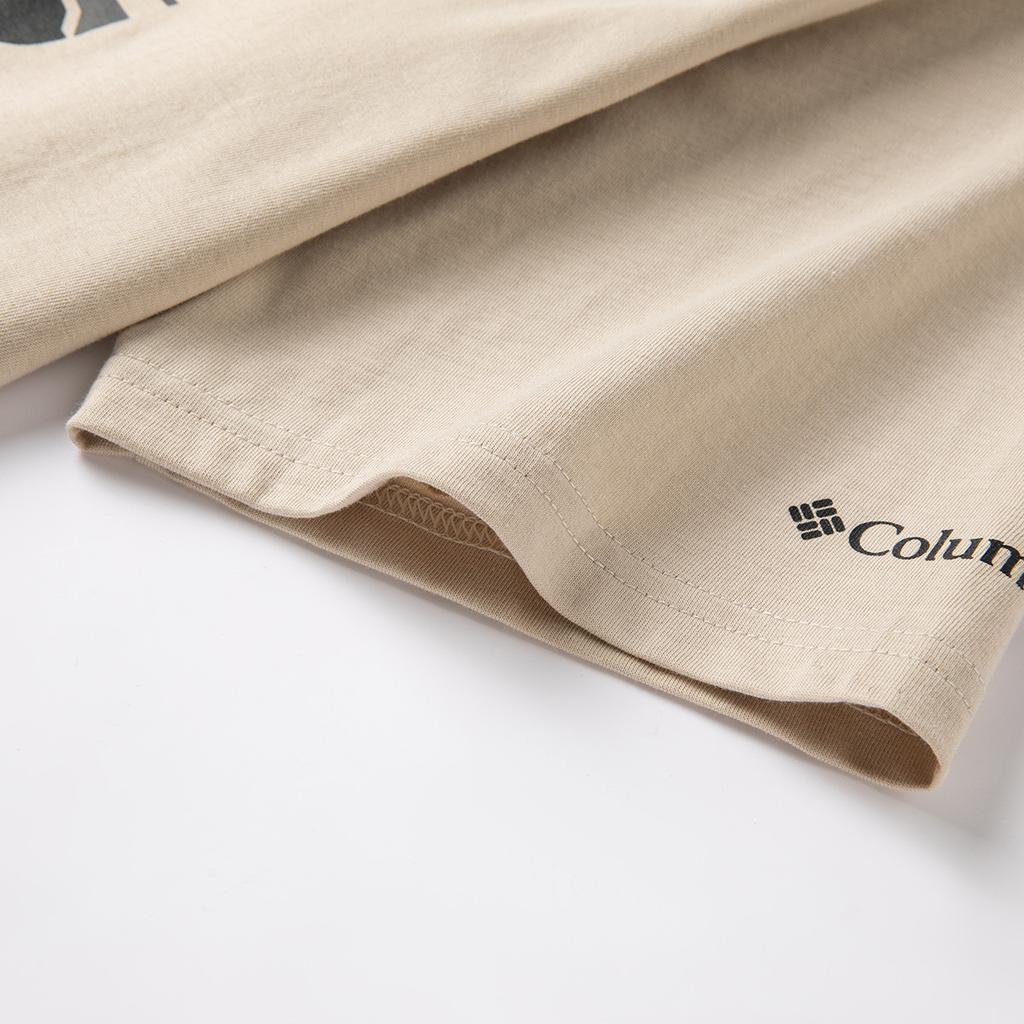 Columbia Outdoor Breathable Comfortable Casual Sports Short Sleeve T-Shirt Men Tops Khaki AE2959-281