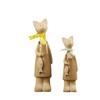 2pcs Modern Cat Figurines Ceramic Miniatures Sculpture Creative Animal Art Statues  Prop
