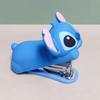 MINISO Stitch Style Stapler Silicone Lilo and Stitch Figurine Desktop Stapler Office Binding Supplies Children School Supplies Gifts