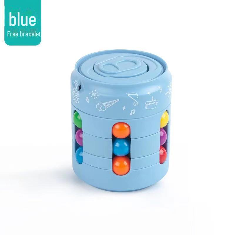 Children's Educational Magic Beans Rotating Ball: Baby-Shaped Rubik's Cube Decompression Toy