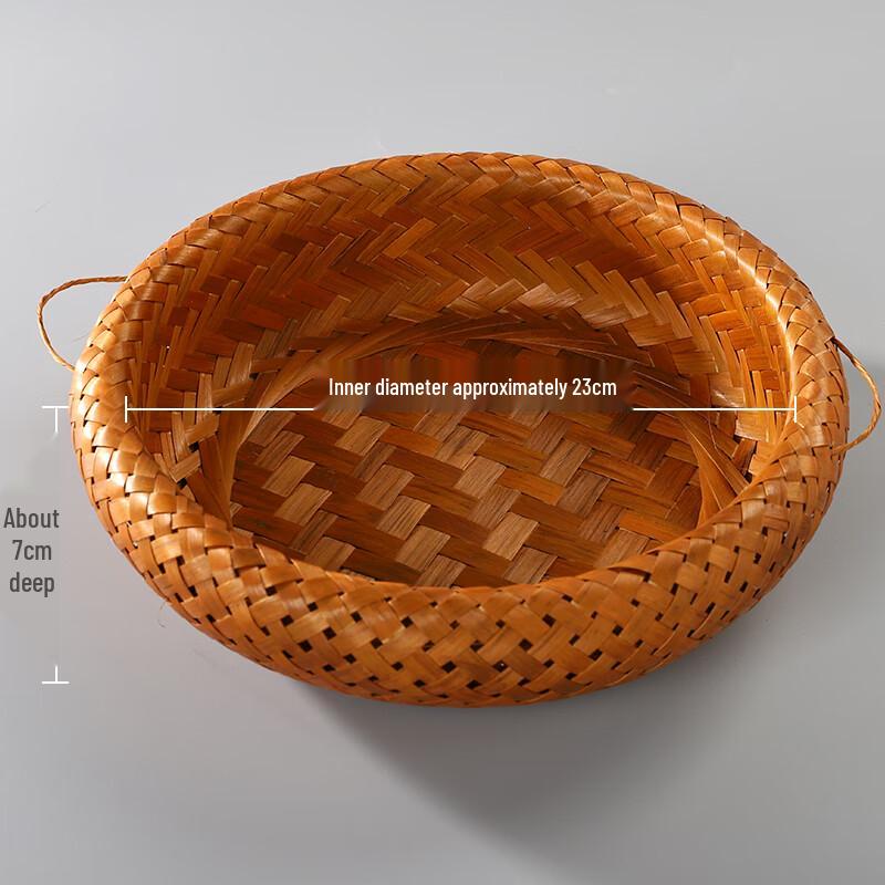 Retro Bamboo Bird s Nest Storage Basket