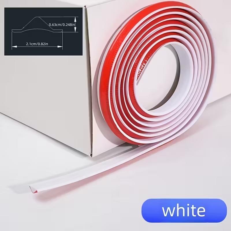 1PC 1m/3meters Flexible Trim Caulk Strip, Peel and Stick Trim for Molding, Wall Corner, Baseboard, Easy Installation