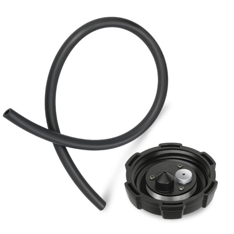 Fuel Cap with Tube Designed for ATVs Providing Enhancing Sealing and Evaporation Reduction in Various Off Roading Conditions