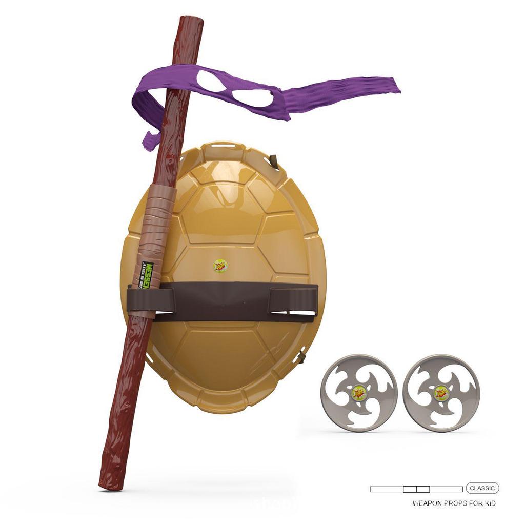 Teenage Mutant Ninja Turtles Movie-Style Turtle Shell & Weapon Set with Eye Mask
