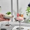 Eisbecher aus Edelstahl Eisbecher mit Fuß Eisbecher für Sundaes Mousse-Becher Süßigkeitenbehälter Gastgeschenke zum Servieren von Eis