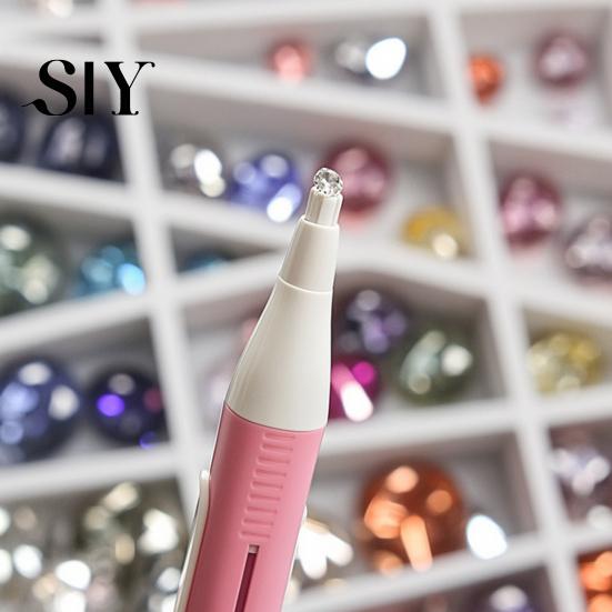 Faux Diamond Art Gadgets Auto Bead Dispenser Pen, Wax Free Craft Tool Picker for Round Diamonds DIY Crafts Manual Dispensing Pen