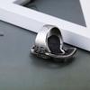 European and American Irregular Retro Imitation Titanium Steel Ring Death Sickle Skull Men's Ring Jewelry