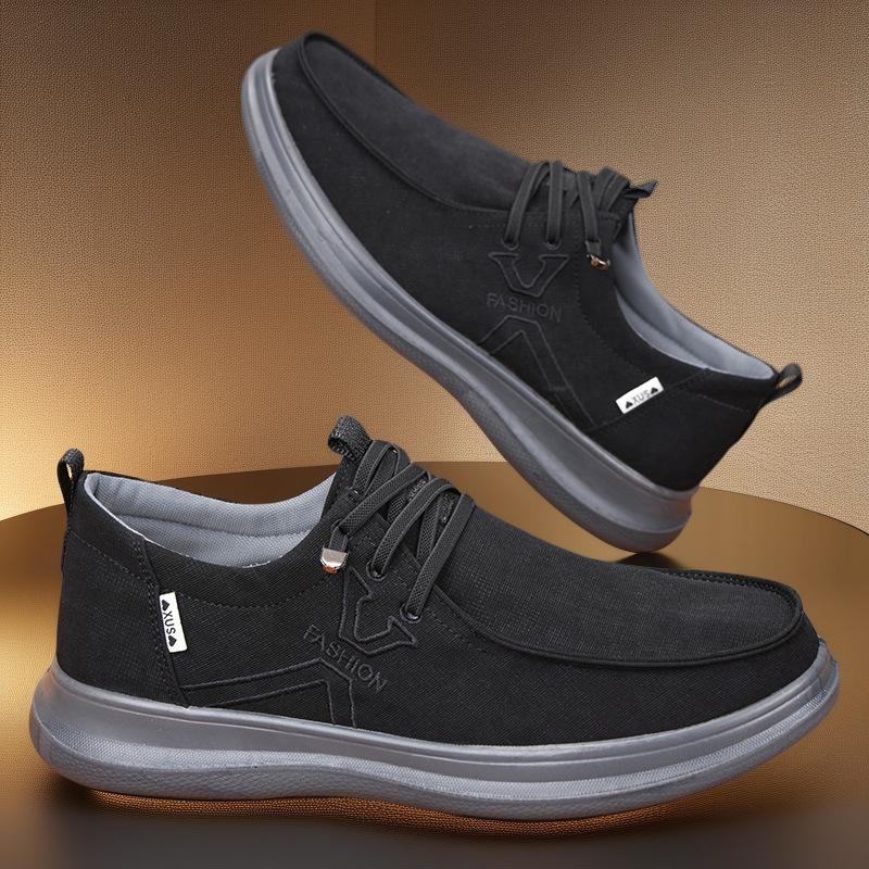 

****** и осень новые старые ******* тканевые туфли повседневная обувь мужская дышащая легкая шнуровка свободные универсальные туфли на плоской подошве мужские 38