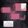 Moldes de corte de metal rosa DIY Scrapbooking Cartões de papel Álbum Artesanato Soco Estêncil