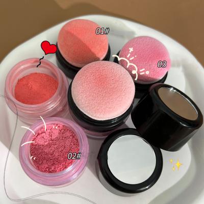 Soft Face Blush Powder Air Cushion Blush Cheek Rouge Nourishing Nude Makeup Brightening Complexion Repair Cosmetics Maquiagem