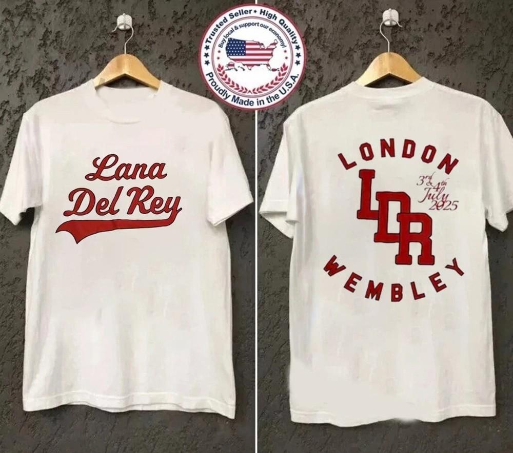 Lana Del Rey Wembley Stadium London 2025 On July 3rd 4th Reprint Shirt Unisex T-Shirt