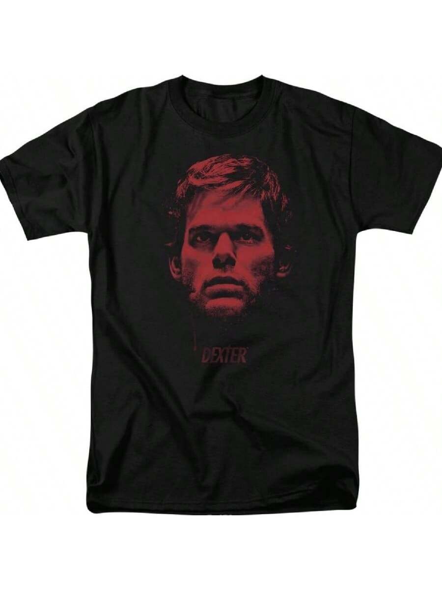 Dexters T-Shirt Bloody Face Black Tee S разноцветный