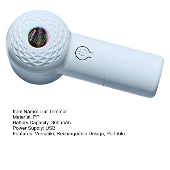 Electric Lint Trimmer Clothes Sweaters Lint Shaver Hair Ball Removal Rechargeable Cordless Fabric Shaver