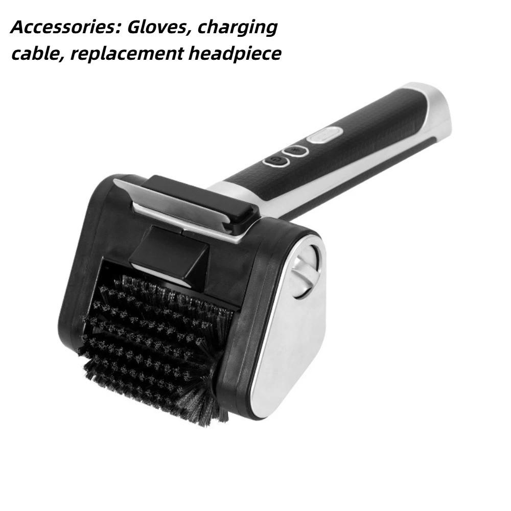 

Lightweight Structure Rechargeable Wireless Cleaning Brush for 5V/2A 2600mAh BBQ Grates чёрный