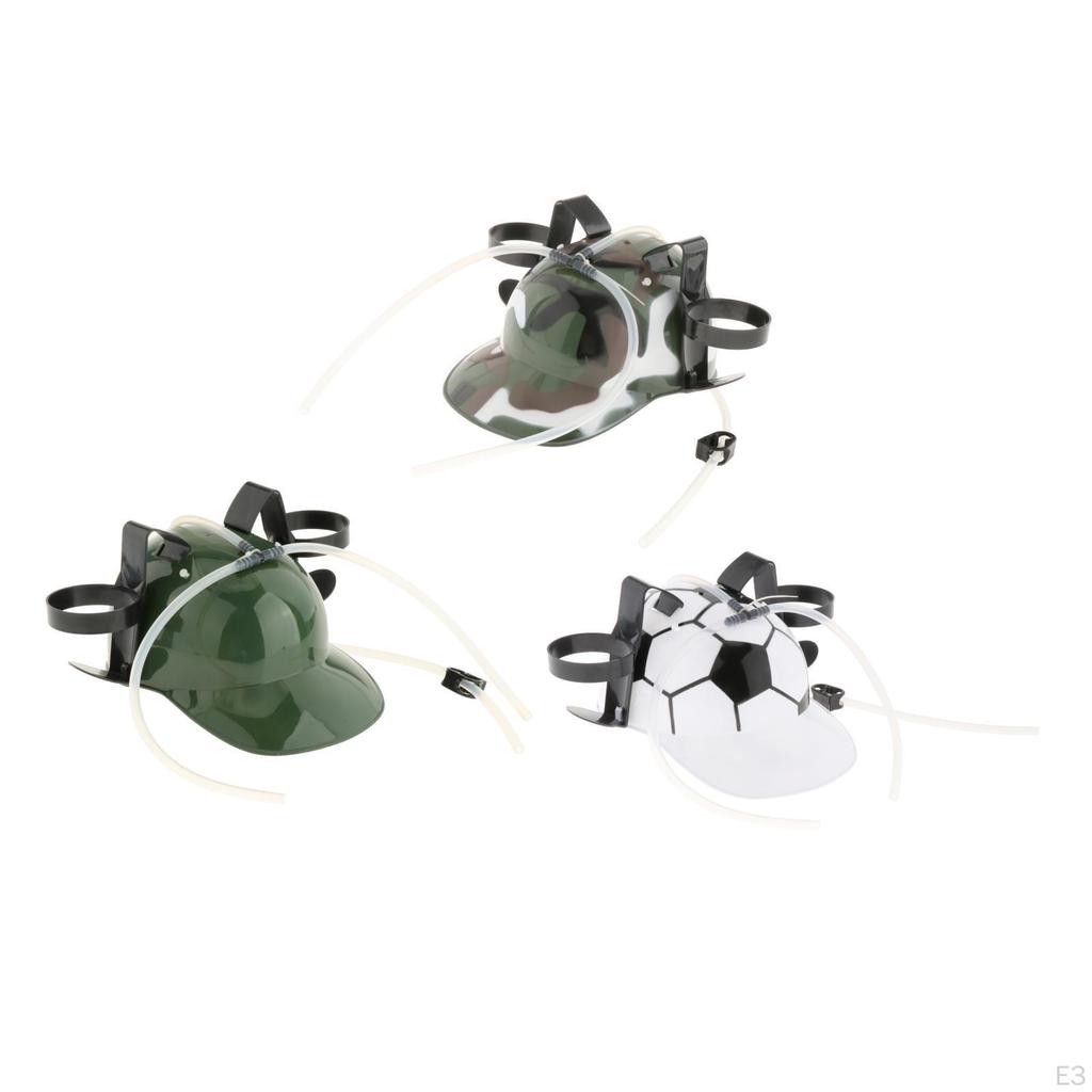 1Pc Novelty Drinking Helmet Guzzler Drinker Favor Hat Can Holder