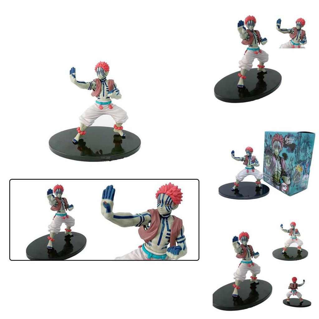 Detailed Akaza Demon Slayer Kimetsu No Yaiba Action Figure Ideal For Display And Play