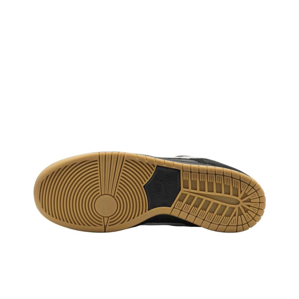 Nike Dunk Low Pro SB Schwarz Weiß Gummi Unisex Sneaker Gummi-Hellbraun HF3704-003