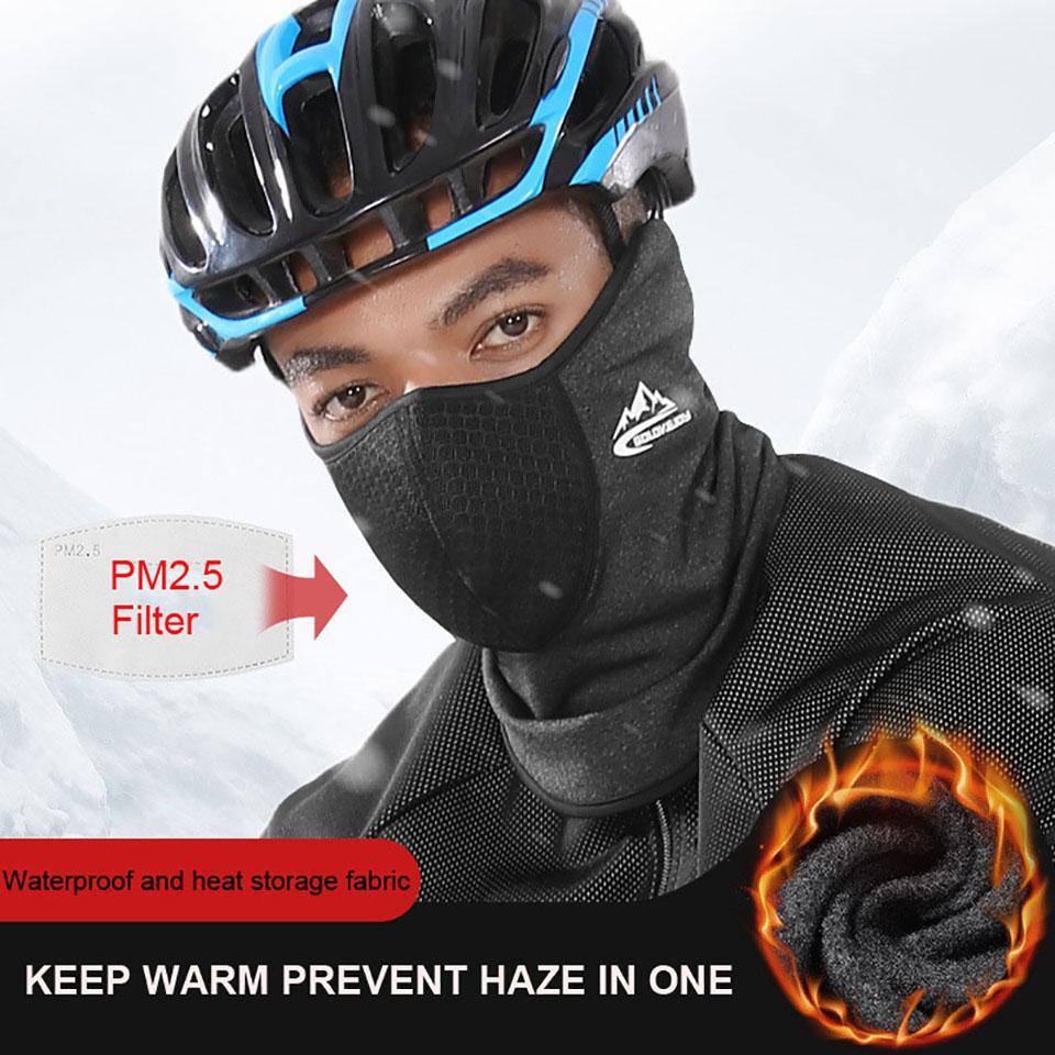 Gobygo Winter Cycling Headscarf Windproof And Warm Ear And Neck Protectors Outdoor Sports Bicycle Face Masks Prevent Haze Unisex