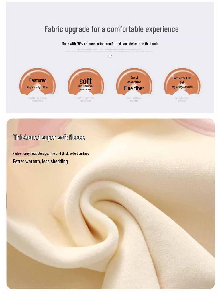 Unisex Kids Thermal Fleece Sleeveless Vest – Thickened Winter Base Layer Top