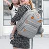 Foldable Waterproof Mommy Backpack with Bed - Multifunctional Large Capacity for Mother and Baby.