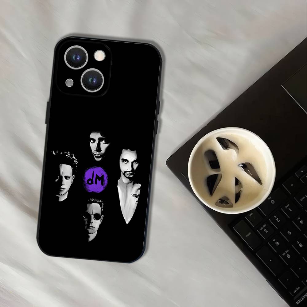 Чехол для телефона с мягкой черной обложкой, группа D-Depeche ModeS, для iPhone 17,16,15,14,13,12,11,Pro,XS,Max,XR,Plus,E,SE4,Mini iPhone11