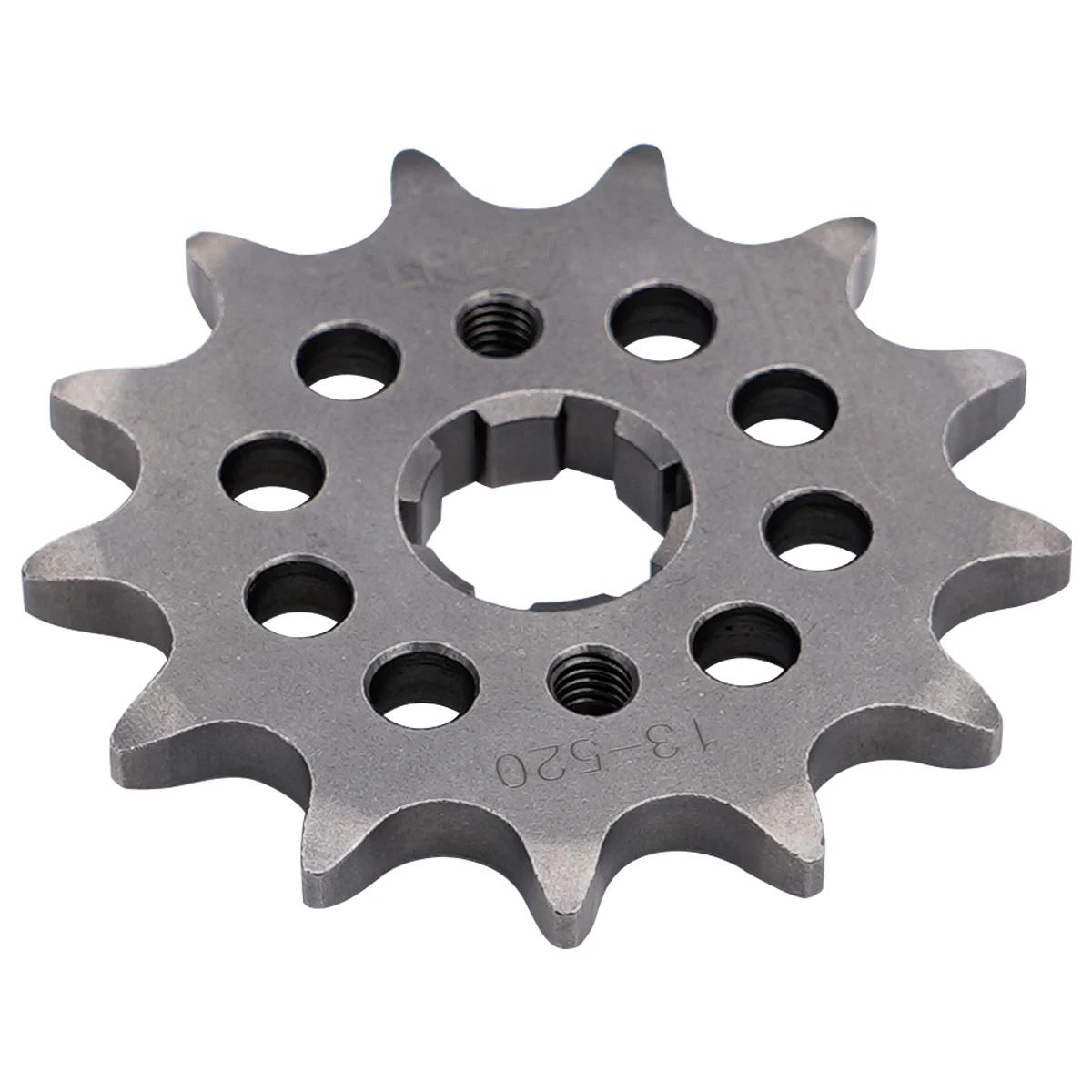 For Honda CB250 Nighthawk 250 1991-2008 CD250 1988-1994 XLR200 CA250T Rebel 250 XR350R 520 Motorcycle Front Sprocket 13 Teeth