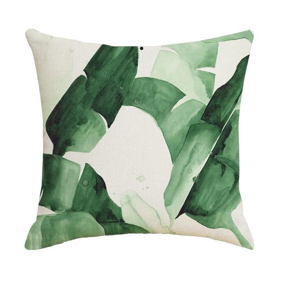 Federa Cuscino con Stampa Floreale, Copricuscino Traspirante per Tutte le Stagioni, Federa Cuscino con Design Botanico Nordico Tropicale, Morbida Custodia Decorativa per Cuscino per Divano Letto Sedia