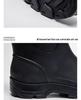 Unisex Mid-Calf Waterproof Drawstring Rain Boots - Lightweight Non-Slip Rubber Shoes