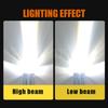 Ruiansion P15D-25-3 LED Motorcycle Headlight Bulb White AC 12-36V/DC 12-80V