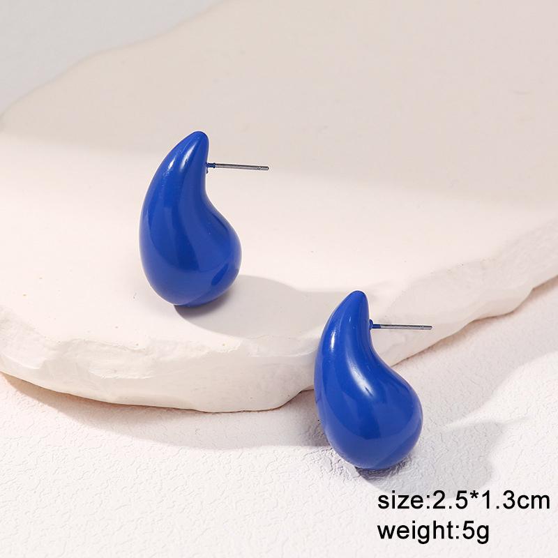 New Blue Color Geometric Earrings for Women Bohemian Flower Butterfly Pendants Female Dangle Earrings 2024 aretes de mujer