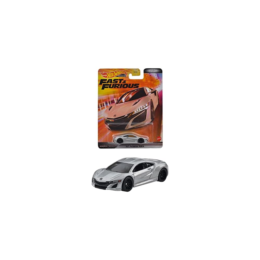 

Hot Wheels Retro Entertainment Fast & Furious 17 Acura NSX Toy Car for Ages 3 and Up